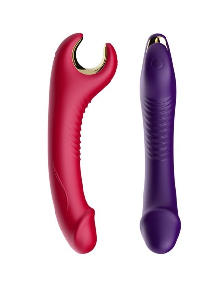 ARMONY - PRINCE DILDO VIBRATOR  ROTATOR RED