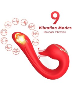 ARMONY - DELFIN VIBRATOR MULTIPOSITION  HEAT EFFECT RED 2