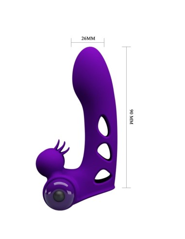 PRETTY LOVE - ORLANDO PURPLE VIBRATOR FINGER COVER