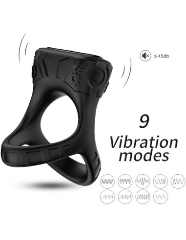 ARMONY - RING VIBRATOR  MULTIPOSITION BLACK