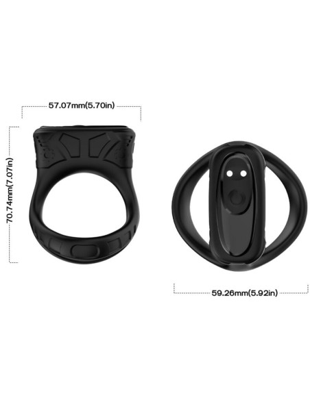 ARMONY - RING VIBRATOR  MULTIPOSITION BLACK