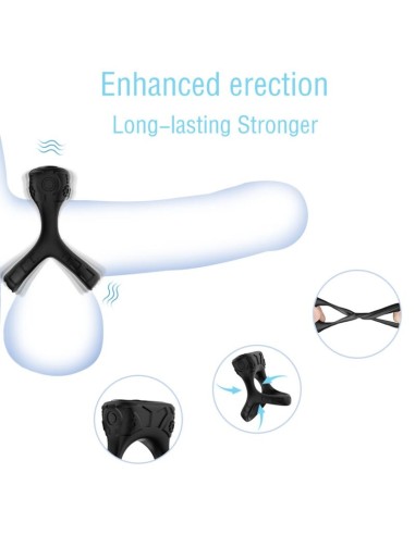 ARMONY - RING VIBRATOR  MULTIPOSITION BLACK
