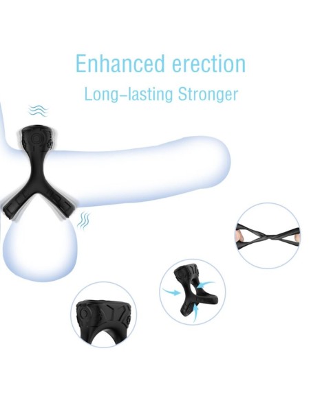 ARMONY - RING VIBRATOR  MULTIPOSITION BLACK