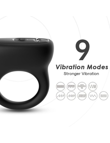 ARMONY - RING VIBRATOR BLACK