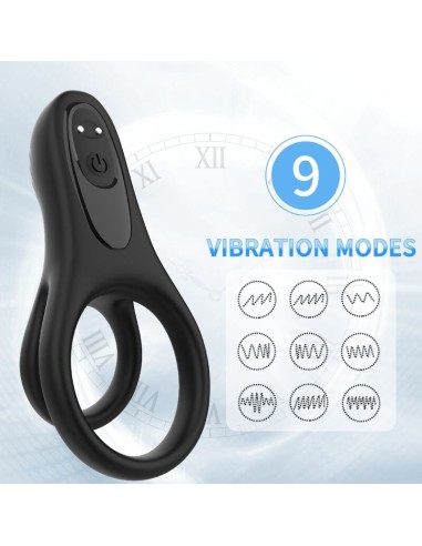 ARMONY - DOUBLE RING VIBRATOR BLACK