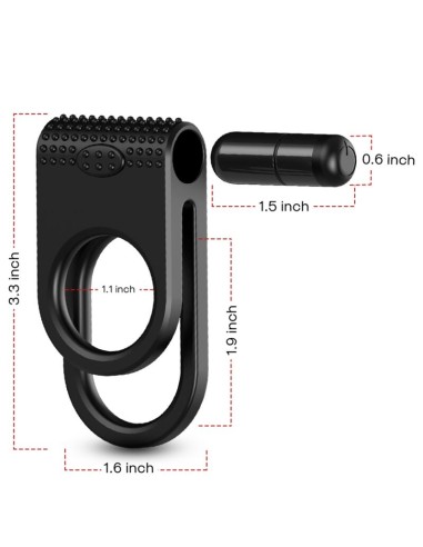 ARMONY - TWINS DOUBLE VIBRATOR RING FOR COUPLES...