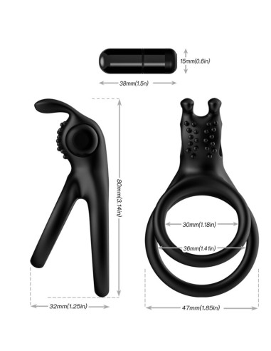 ARMONY - TRAVELER DOUBLE VIBRATOR RING FOR...