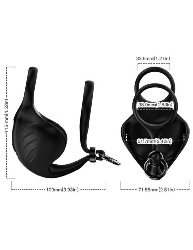 ARMONY - MANTA ANILLO VIBRADOR TESTICULOS...