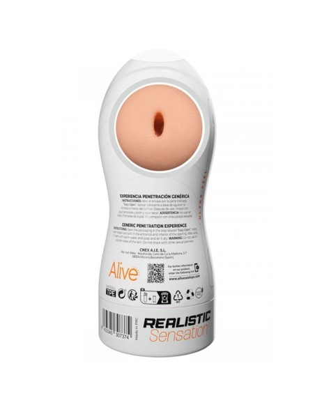 ALIVE - MAXI FLEX MASTURBADOR MASCULINO GENÉRICO TALLA L