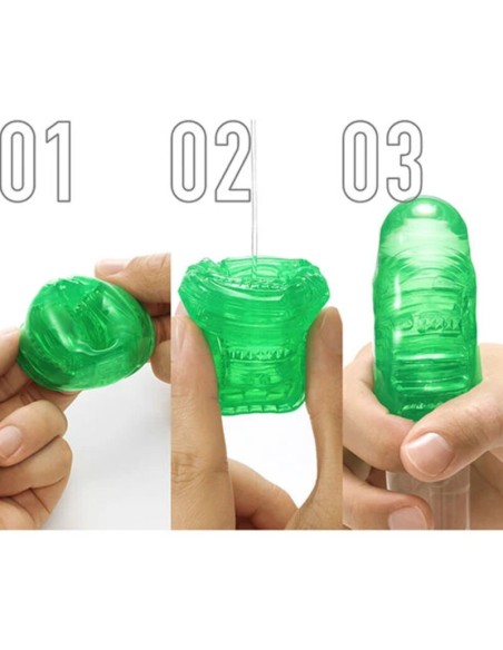 TENGA - UNI EMERALD MASTURBATOR THIMBLE