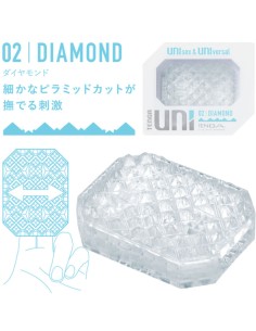 TENGA - UNI DIAMOND MASTURBADOR DEDAL 2