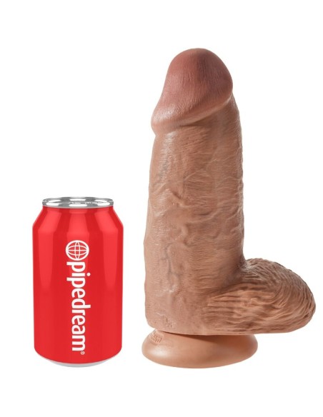 KING COCK - CHUBBY REALISTIC PENIS 23 CM CARAMEL