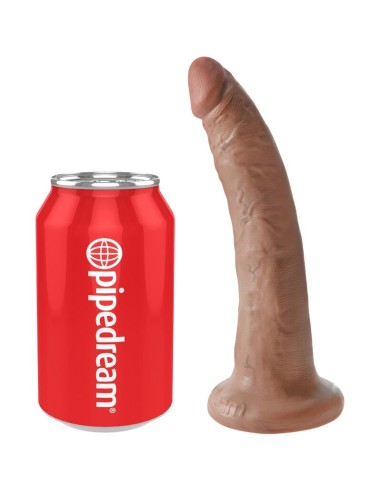 KING COCK - REALISTIC PENIS 17.5 CM CARAMEL