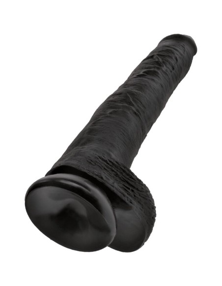 KING COCK - REALISTIC PENIS WITH BALLS 30.5 CM BLACK