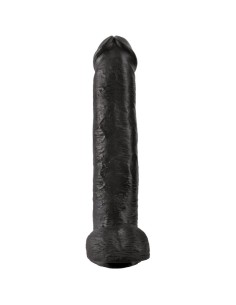 KING COCK - PENE REALISTICO CON TESTICULOS 34.2 CM NEGRO 2