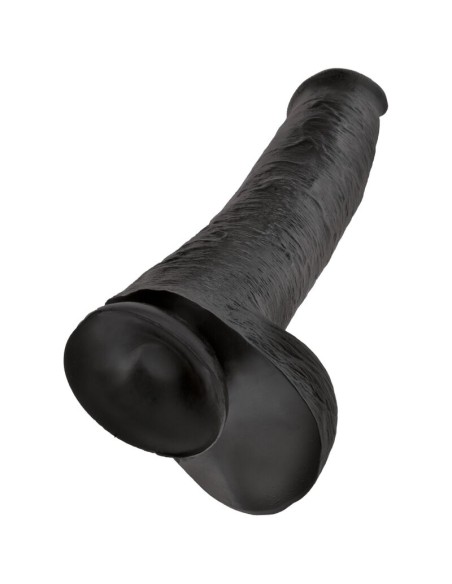 KING COCK - PENE REALISTICO CON TESTICULOS 34.2 CM NEGRO