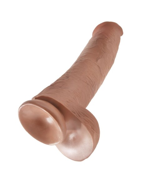 KING COCK - PENE REALISTICO CON TESTICULOS 34.2 CM CARAMELO