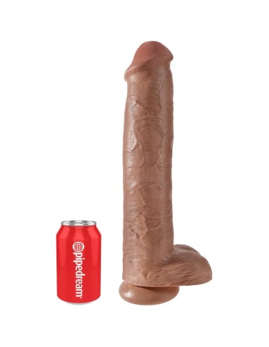KING COCK - PENE REALISTICO CON TESTICULOS 34.2...