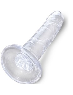 KING COCK - CLEAR REALISTIC PENIS 15.5 CM TRANSPARENT 2