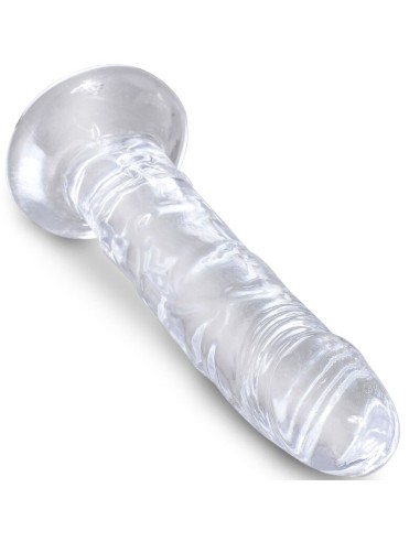 KING COCK - CLEAR REALISTIC PENIS 15.5 CM...
