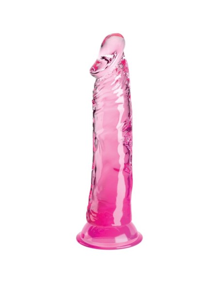 KING COCK - CLEAR REALISTIC PENIS 19.7 CM PINK