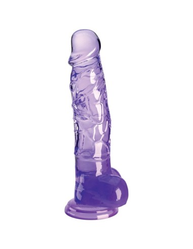 KING COCK - CLEAR REALISTIC PENIS WITH BALLS...