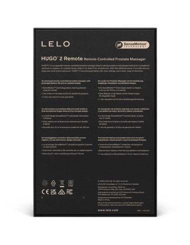 LELO - HUGO 2 MASAJEADOR DE PROSTATA CONTROL...