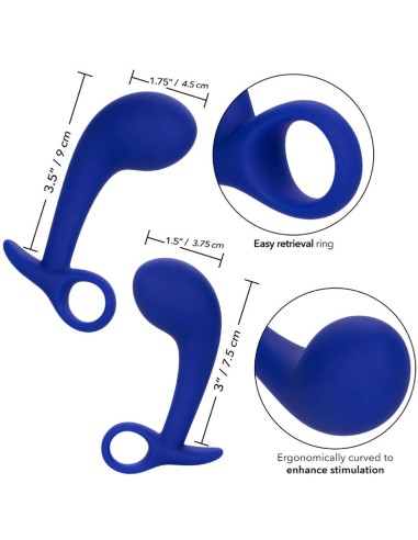 CALEXOTICS - ADMIRAL SET 2 PLUG ANAL AZUL