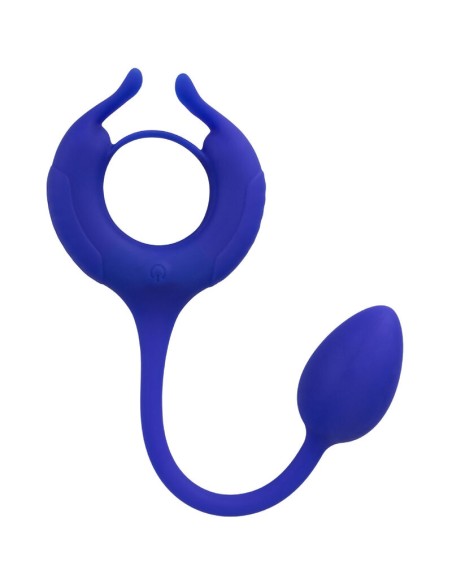 CALEXOTICS - ADMIRAL WEIGHTED COCK RING BLUE