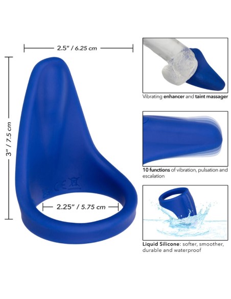 CALEXOTICS - ADMIRAL PERINEUM MASSAGER BLUE