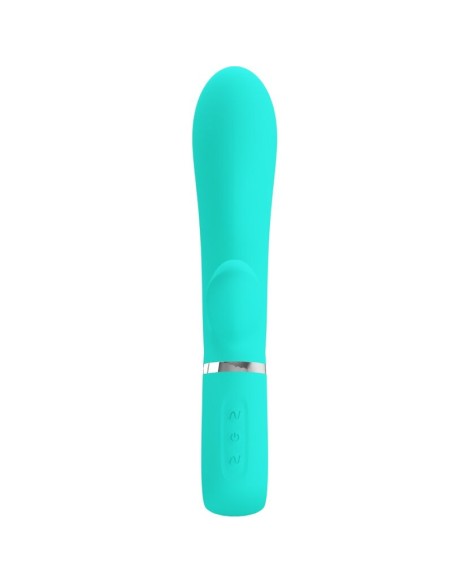 PRETTY LOVE - THOMAS MULTIFUNCTION G-SPOT VIBRATOR AQUA GREEN