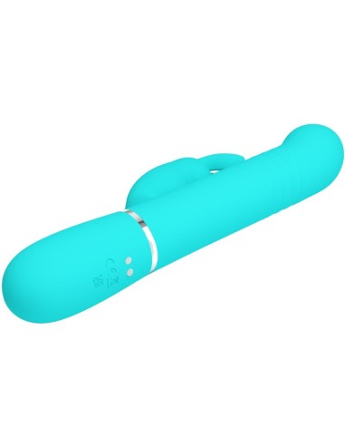 PRETTY LOVE - COALE RABBIT VIBRATOR PEARLS AQUA...