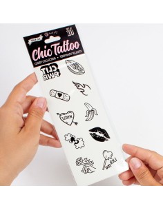 SECRET PLAY - SET OF 10 CANDY COLLECTION TEMPORARY TATTOOS