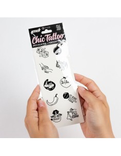 SECRET PLAY - SET OF 10 SPICY COLLECTION TEMPORARY TATTOOS