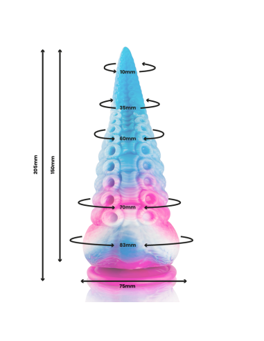 EPIC - PHORCYS BLUE TENTACLE DILDO LARGE SIZE