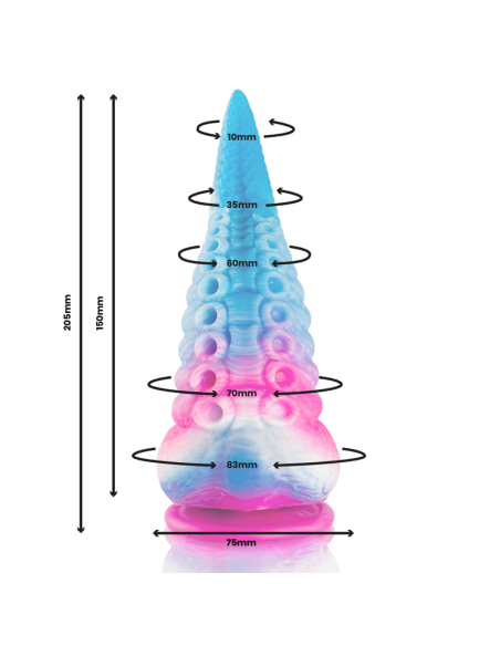 EPIC - PHORCYS BLUE TENTACLE DILDO LARGE SIZE