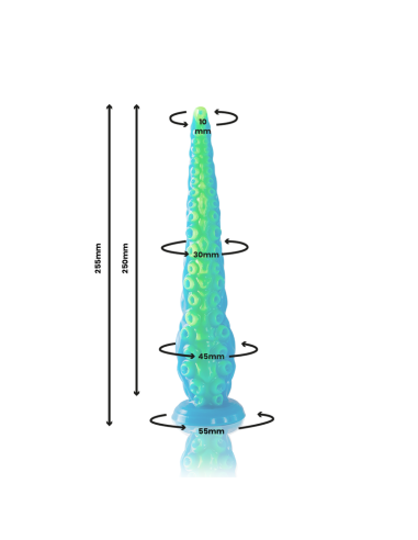 EPIC - SCYLLA DILDO THIN TENTACLE FLUORESCENT...