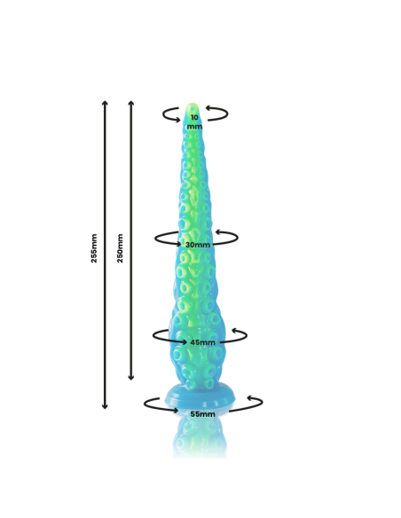 EPIC - SCYLLA DILDO THIN TENTACLE FLUORESCENT SMALL SIZE