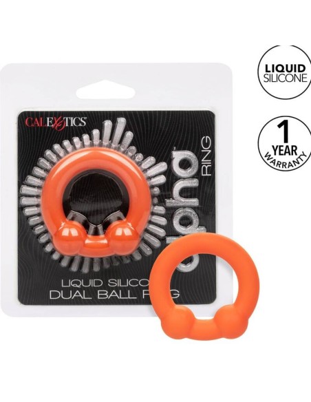 CALEXOTICS - ALPHA DUAL BALL RING ORANGE