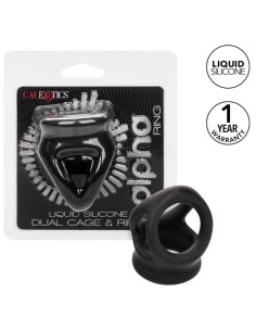 CALEXOTICS - ALPHA DUAL CAGE RING BLACK