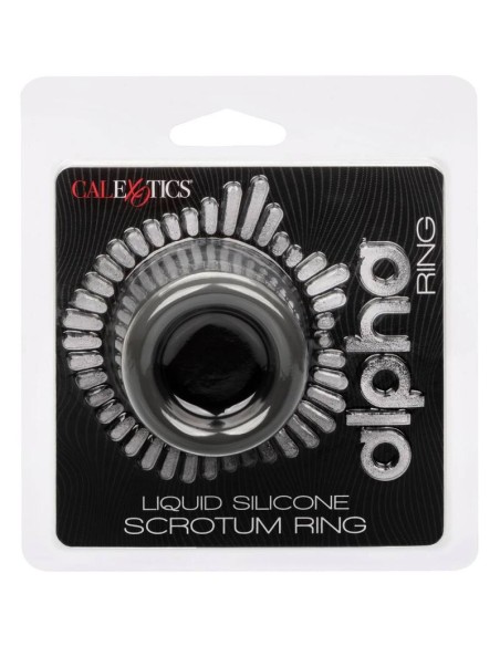 CALEXOTICS - ALPHA SCROTUM STRETCHING RING BLACK