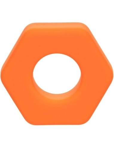 CALEXOTICS - ALPHA PROLONG SEXAGON RING ORANGE