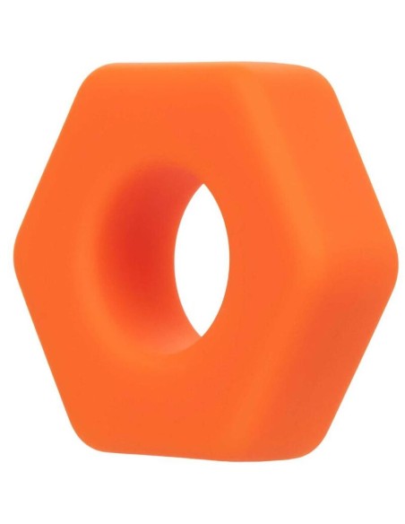 CALEXOTICS - ALPHA PROLONG SEXAGON RING ORANGE