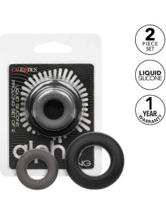 CALEXOTICS - ALPHA PROLONG SET OF 2 RING GREY