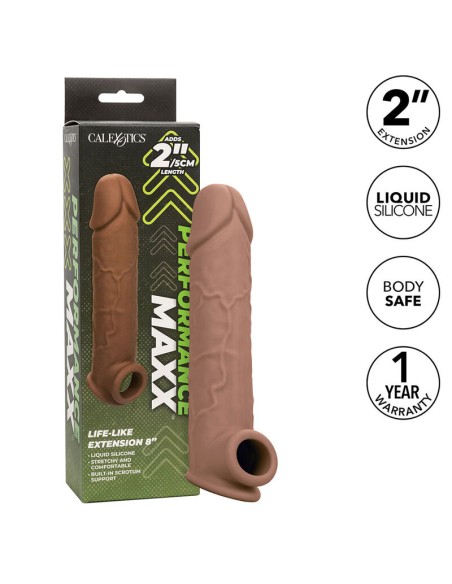 CALEXOTICS - PERFORMANCE MAXX LIFE-LIKE EXTENSION 8 BROWN SKIN