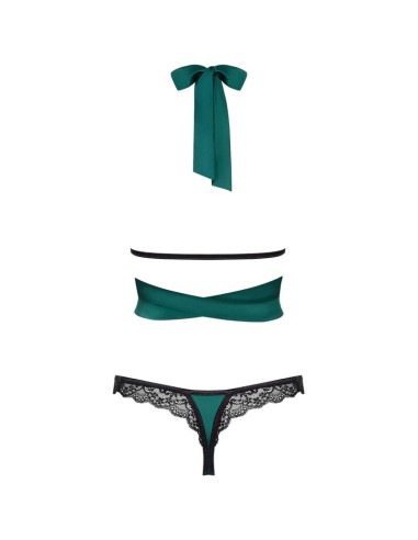 OBSESSIVE - SENSUELIA SET DOS PIEZAS VERDE S/M