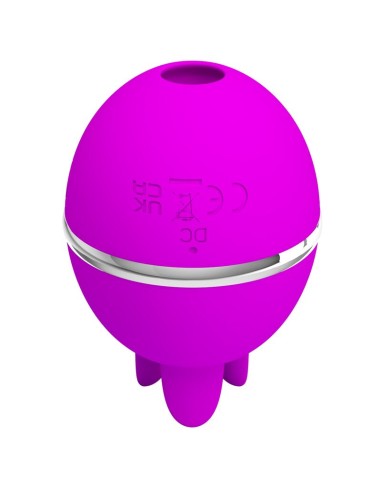 PRETTY LOVE - GEMINI BALL PURPLE ROUND SILICONE...