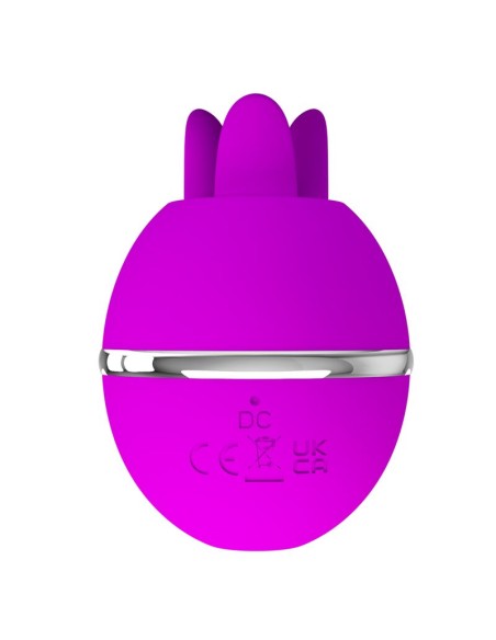 PRETTY LOVE - GEMINI BALL PURPLE ROUND SILICONE VIBRATOR