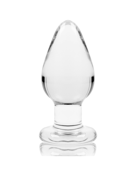 NEBULA SERIES BY IBIZA - MODELO 3 PLUG CRISTAL BOROSILICATO TRANSPARENTE 11 CM -O- 5 CM
