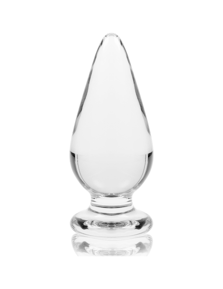 NEBULA SERIES BY IBIZA - MODELO 4 PLUG CRISTAL BOROSILICATO TRANSPARENTE 11 CM -O- 5 CM